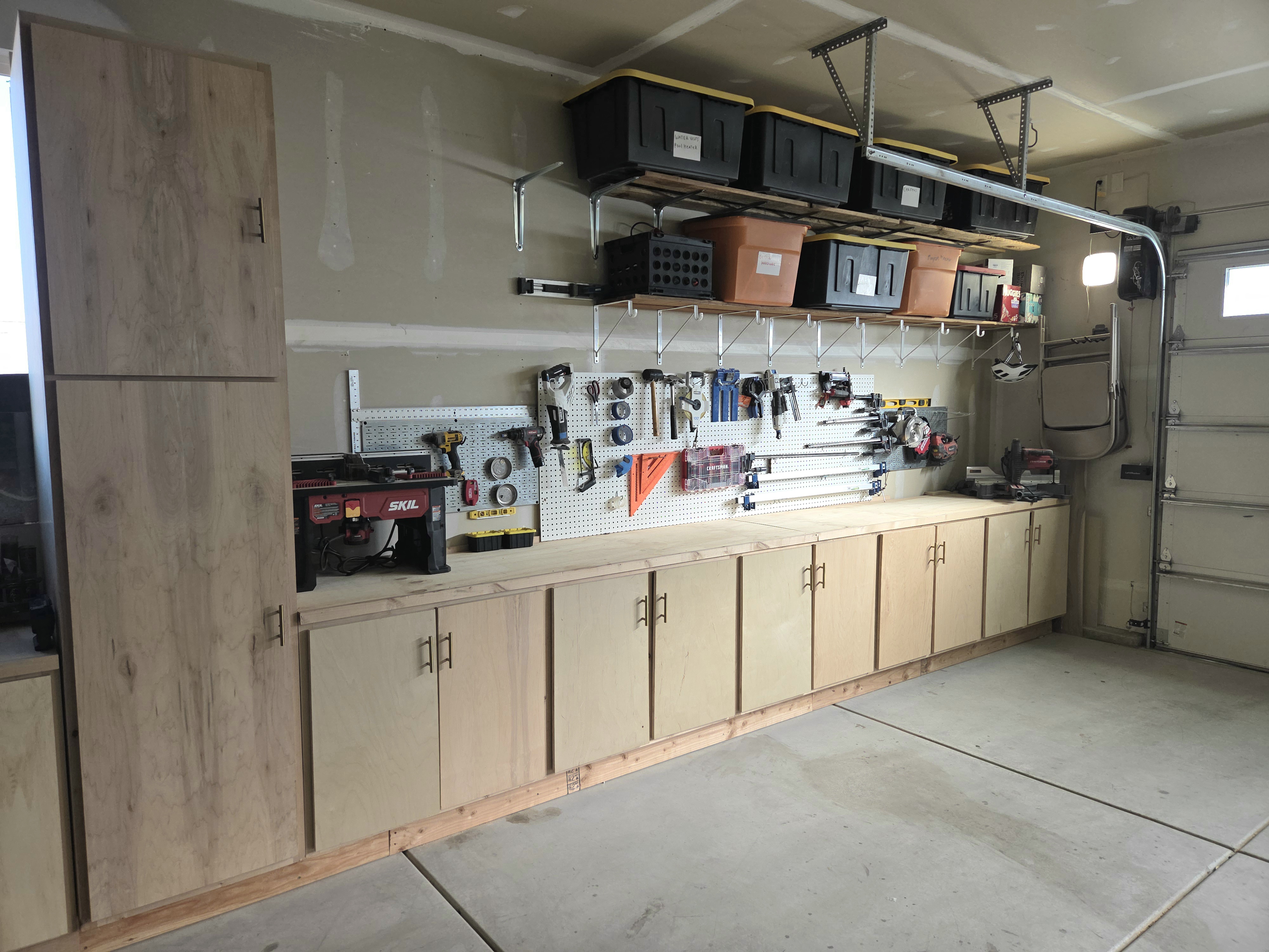Cabinets for work tools